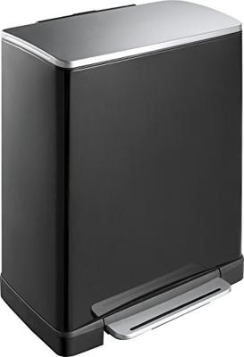 EKO pedaalemmer e-cube 50 l matzwart