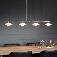 Steinhauer Moderne eetkamer hanglamp Tallerken 4-lichts metaalgrijs 2658ST - thumbnail