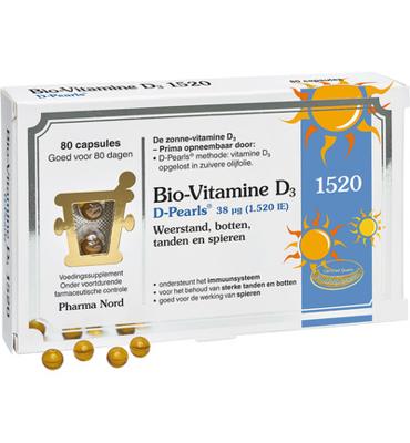 Pharma Nord Bio-Vitamine D3 D-Pearls 38mcg