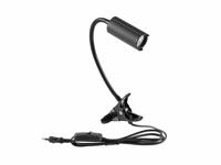 Eurolite KKL-7 41600550 LED-klemlamp 7 W Zwart - thumbnail
