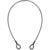 EUROLITE Steel Rope (SC) 600x3mm black with thimbles