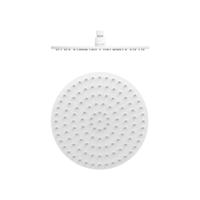 Hoofddouche Tres Plafonduitloop 30 cm Rond Mat Wit Tres - thumbnail