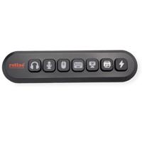 ROLINE USB 3.2 Gen 1 hub, 7-voudig, verwisselbare toetsen, type A-aansluitkabel - thumbnail