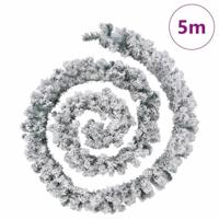 VidaXL Kerstslinger met led-lampjes groen 5 m pvc - thumbnail