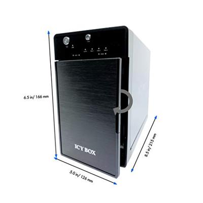 ICY BOX 20621 3,5 harde schijf behuizing 3.5 inch USB-A 3.2 Gen 1, eSATA - thumbnail