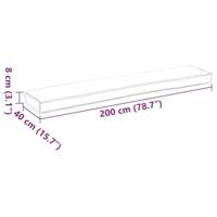 Pallet Kussen Set 2 pcs Crème 200 x 40 x 8 cm Oxford stof - thumbnail