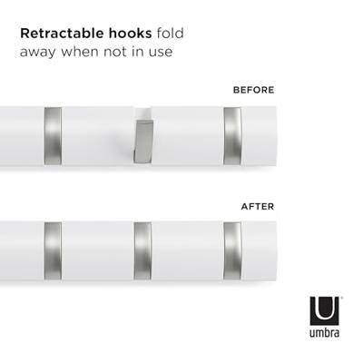 Umbra Flip 8 kapstok wit Umbra Flip 8 kapstok wit