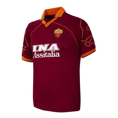 COPA AS Roma Retro Thuisshirt 1999-2000 COPA AS Roma Retro Thuisshirt 1999-2000