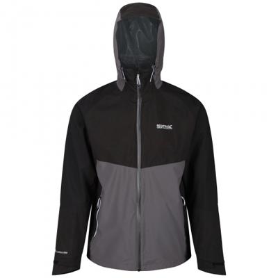 Regatta Oklahoma heren jas reflecterend grijs/zwart