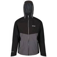 Regatta Oklahoma heren jas reflecterend grijs/zwart - thumbnail