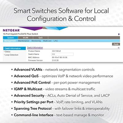 NETGEAR GS728TP Managed L2/L3/L4 Gigabit Ethernet (10/100/1000) Power over Ethernet (PoE) 1U Zwart