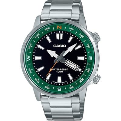 Horloge Heren Casio MTD-130D-1A3VDF Zilverkleurig (Ø 44 mm)