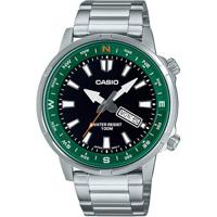 Horloge Heren Casio MTD-130D-1A3VDF Zilverkleurig (Ø 44 mm) - thumbnail