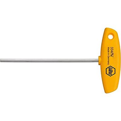 Wiha U33480 Stiftsleutel met dwarsgreep zeskant, inchuitvoering hoogglans vernikkeld 9.5 mm x 3/8" x 188 mm - 02811