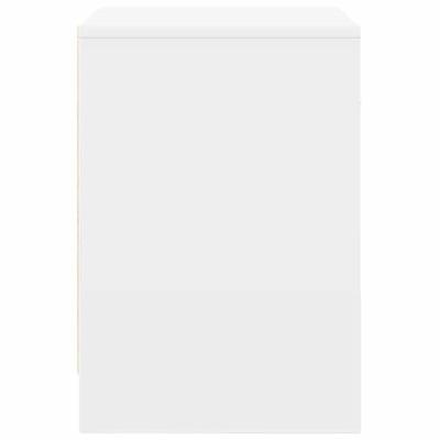 Nachtkastjes 2 st met lade 40x34x50 cm wit Nachtkastjes 2 st met lade 40x34x50 cm wit