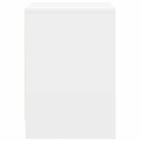 Nachtkastjes 2 st met lade 40x34x50 cm wit - thumbnail