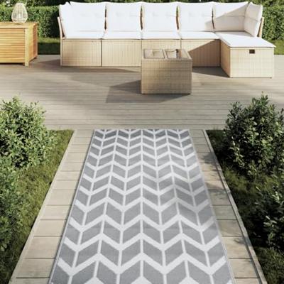 VidaXL Buitenkleed arakil 80x250 cm pp grijs