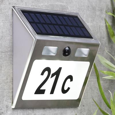 Hi Solar Huisnummerlamp bewegingsmelder - LED Verlichting