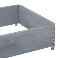 Palletopzetrand 80x60 cm massief grenenhout grijs - thumbnail