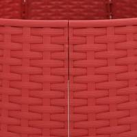 VidaXL Kerstboomrok ø56x23 cm kunststof rood - thumbnail