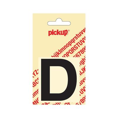 Deco letter d helvetica zwart 60 mm Pickup - Pickup