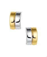 TFT Oorknoppen Geelgoud 6.5 mm x 4 mm - thumbnail