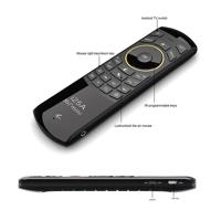 Rii Mini Wireless Keyboard i25 RF Draadloos Drukknopen Zwart, Oranje afstandsbediening - thumbnail