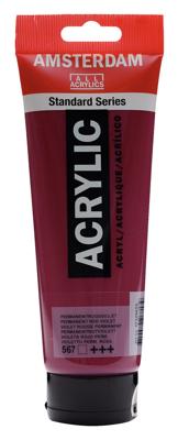 Royal Talens Amsterdam Standard Series Acrylverf Tube 250 ml - Permanentroodviolet 567