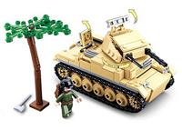Sluban WWII - German light tank (M38-B0691) - thumbnail