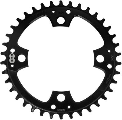 KMC tandwiel bcd104 narrow-wide 38t zwart