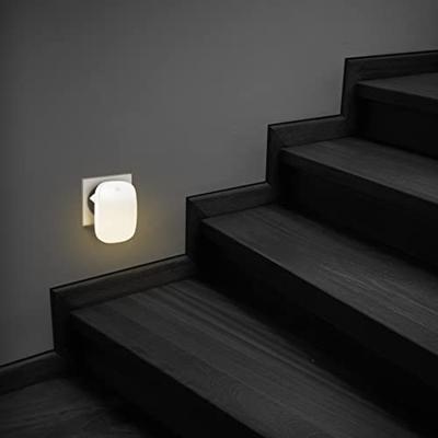 LogiLink LED014 LED014 LED-nachtlamp met schemerschakelaar Ovaal LED Warmwit Wit