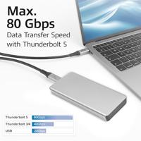 ACT USB4 Thunderbolt 80Gbps M/M 1,5m - thumbnail