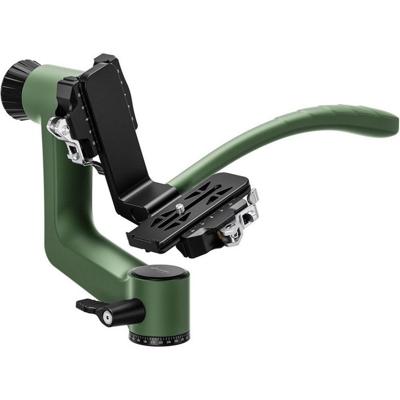 Leofoto PG-3SL Carbon Fiber Gimbal Head with long handle - green Leofoto PG-3SL Carbon Fiber Gimbal Head with long handle - green