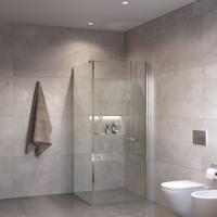 Douchecabine Sanivo Suno Helder Glas Met Chroom Profiel (Alle Maten) - thumbnail