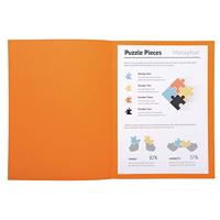 Exacompta dossiermap Super 180, voor ft A4, pak van 100 stuks, oranje - thumbnail