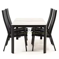Tuinset Mojito verstelbaar met Castilla 160cm tafel - thumbnail