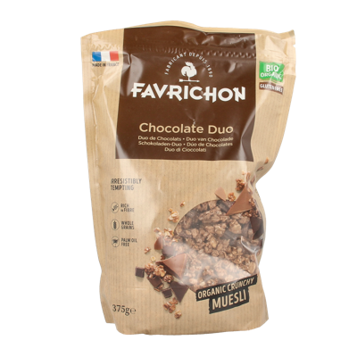 Favrichon Chocolade duo crunchy muesli 375 Gram