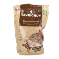 Favrichon Chocolade duo crunchy muesli 375 Gram - thumbnail