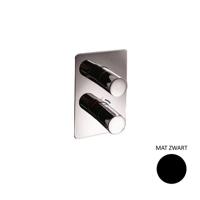 Douchekraan Sanimex Giulini Thermostatisch 2-weg Mat Zwart Sanimex - thumbnail