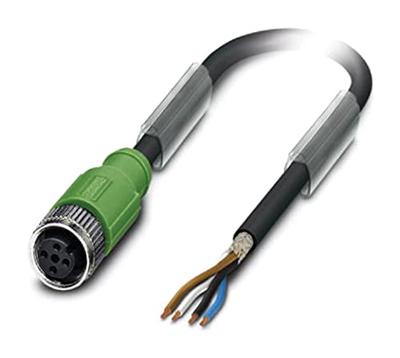 Phoenix Contact 1682854 Sensor/actuator connector, geassembleerd M12 Aantal polen (sensoren): 4 Bus, recht 3.00 m 1 stuk(s)