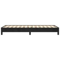 Bedframe fluweel zwart 90x200 cm - thumbnail