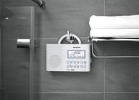 Sangean H203 Badradio DAB+, VHF (FM) Zaklamp, Waterdicht Wit - thumbnail