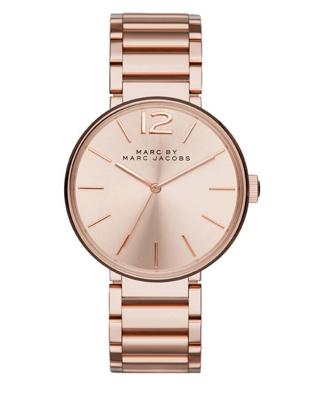 Horlogeband Marc by Marc Jacobs MBM3402 Staal Rosé 18mm