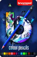 Bruynzeel blik 12 kleurpotloden BZL - thumbnail