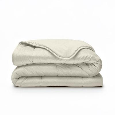 Lazy Velvet Dekbed - creme. Dekbed en overtrek in 1, 240x200 dekbed zonder overtrek. 2-in-1 dekbed, creme