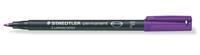 Permanente markeerstift Staedtler Lumocolor Permanent 318 F Paars (10 Stuks) - thumbnail
