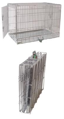 Draadkooi 2-deurs verzinkt nr. 2 76x48x58 cm Gebr. de Boon - Gebr de boon