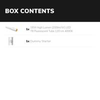 Set van 2 LED TL Buizen 120 cm - T8 (G13) - 18W 3600lm - 200lm/W - High lumen - vervangt 120W (120W/840) - 4000K - flikkervrij - thumbnail