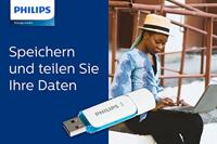 Philips FM16FD70B USB flash drive 16 GB USB Type-A 2.0 Blauw, Wit - thumbnail