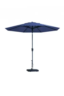 Parasol Paros II Luxe Ø300cm Saffier Blauw